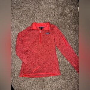 Patagonia Vibrant Salmon Colored Pullover